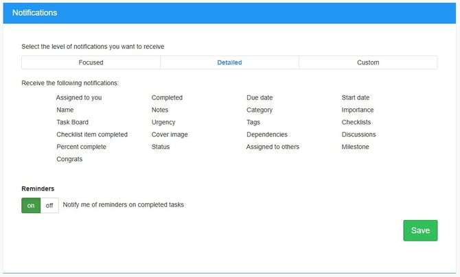 AYOA Notification Settings