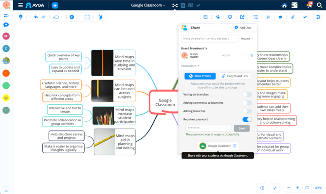 Screen 3b - share via public link