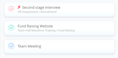Tasks added.