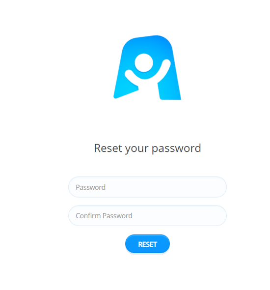 Reset password option.