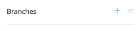 Click the down-arrow icon next to 'branches