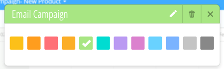 Customise the name and colour of your category
