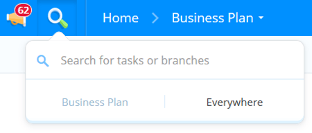 Search box opened.