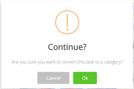  A window will then appear asking you to confirm your decision. Click OK  to continue.