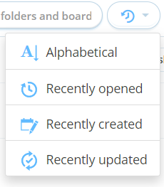 Filter for templates arrangement. 