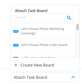 Attach task board