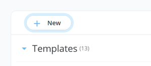 Selecting the + New button.