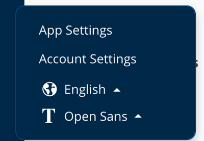 The automatic default text is "Open Sans"