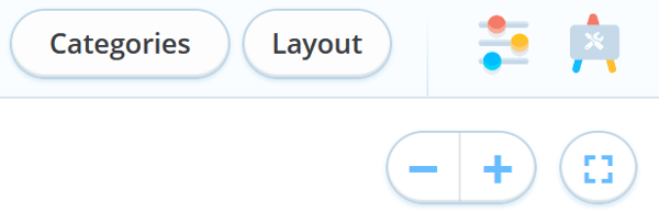 select the Layout menu button