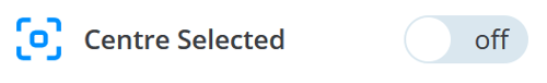 Centre Selected Turned Off