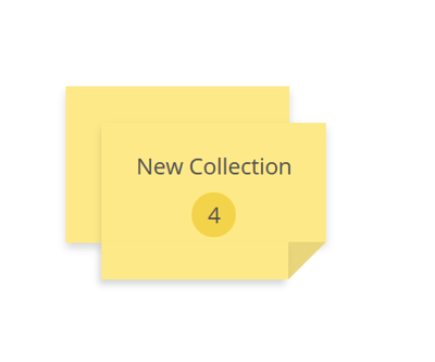  You will now see that the individual notes will now be replaced by a stacked collection