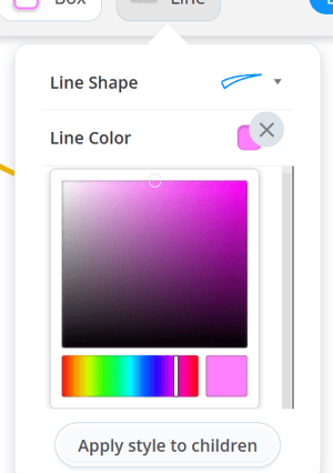 Click More Colours to open colour picker.