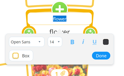 Double click segment to open text editor.