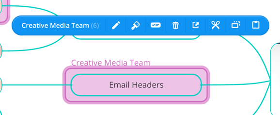 Click on the pencil icon in the toolbar