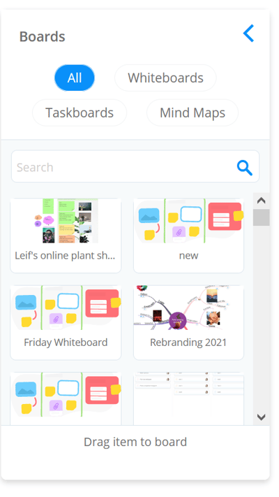 Filter what board type you want to insert