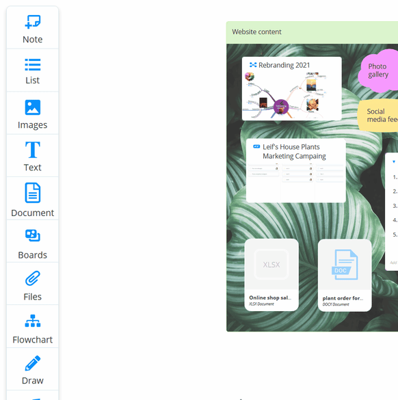 Choose add link in the attachments section of the toolbar