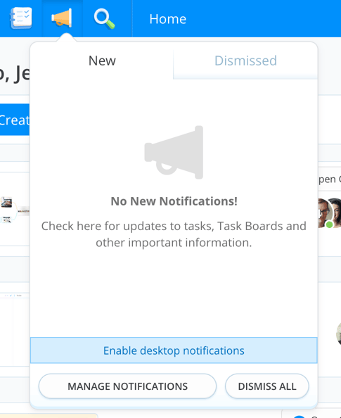 Dismiss all your notifications