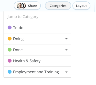 Use the Pan and Zoom Category finder to locate your sub category.