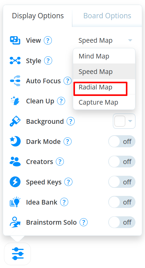 Creating a Radial Map