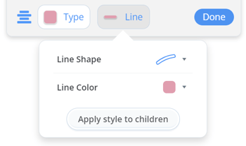 Line section will let you change colour of branches.