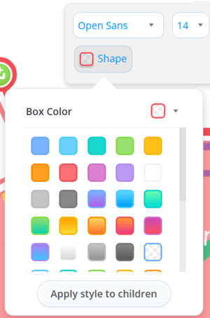 Click colour box to view full colour options.