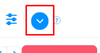 Click the blue icon to close task bar