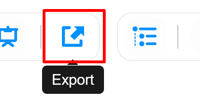 The export button