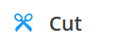 The cut option.