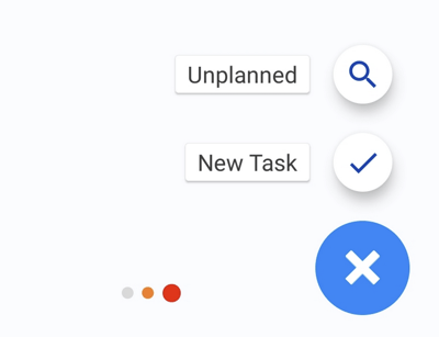 Options Unplanned and New task 