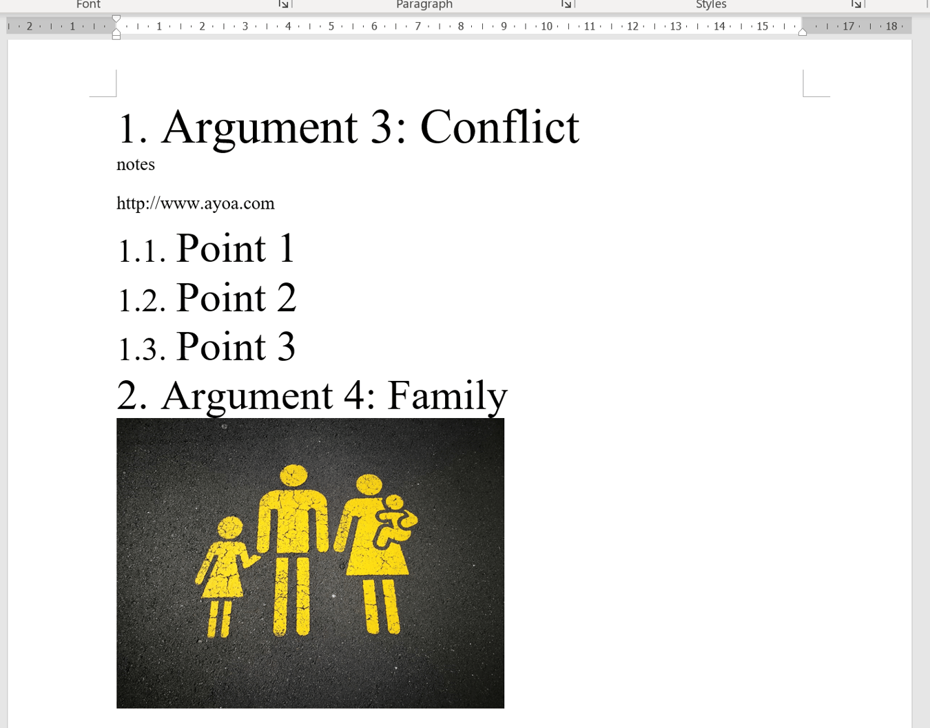 Exporting A Mind Map As A Word Document