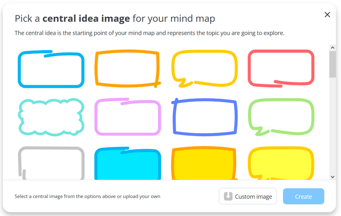 Central idea image picker.