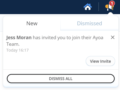 Existing Ayoa users will get a notification