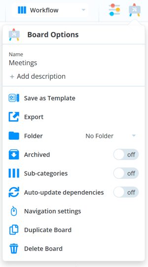 Opening Board Options