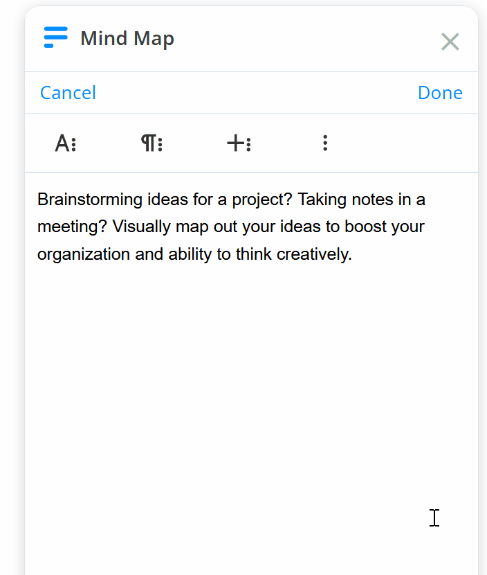 Choose common text formatting options
