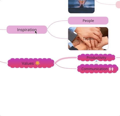 Right click on a branch and choose attachments