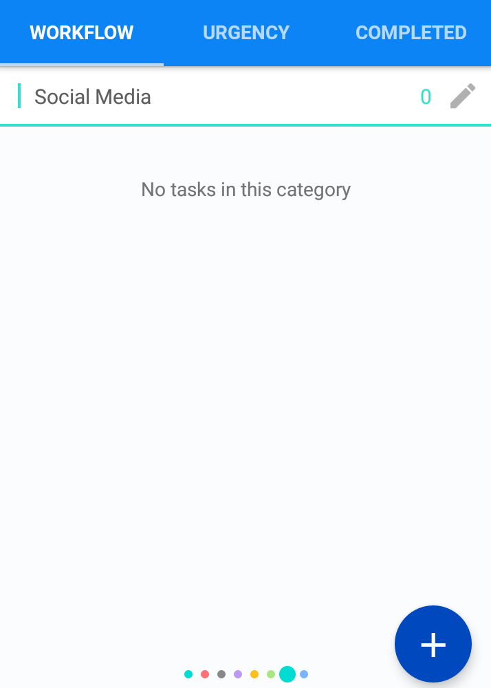 Drag tasks into your new category.