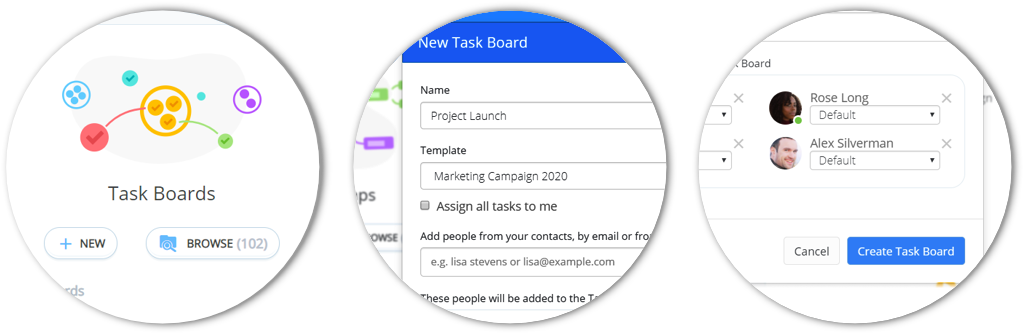 Creating a task board in ayoa