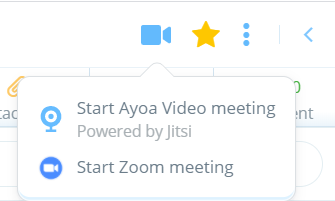 Click "Start Zoom meeting".