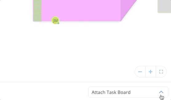 Attach task board to your Ayoa whiteboard