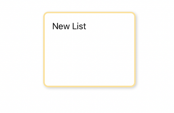 A new list will be created.