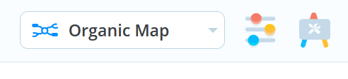 Choose organic map from the options