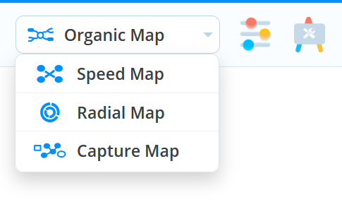 Select the map option from the dropdown menu