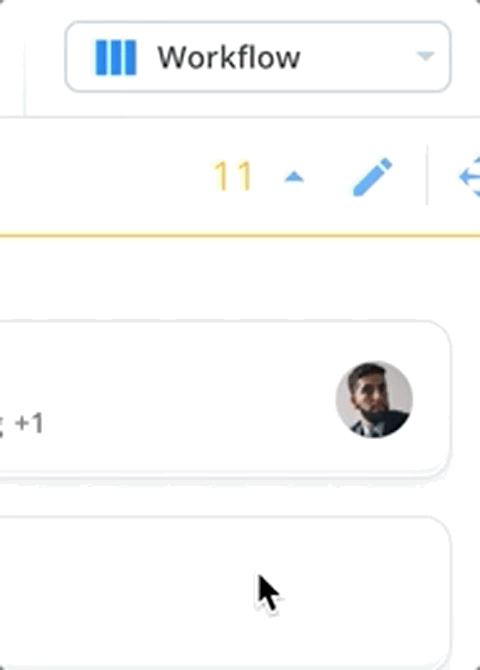 Switching from Workflow view to Canvas View