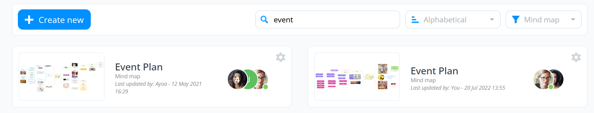 Using multiple filters to locate desired board.