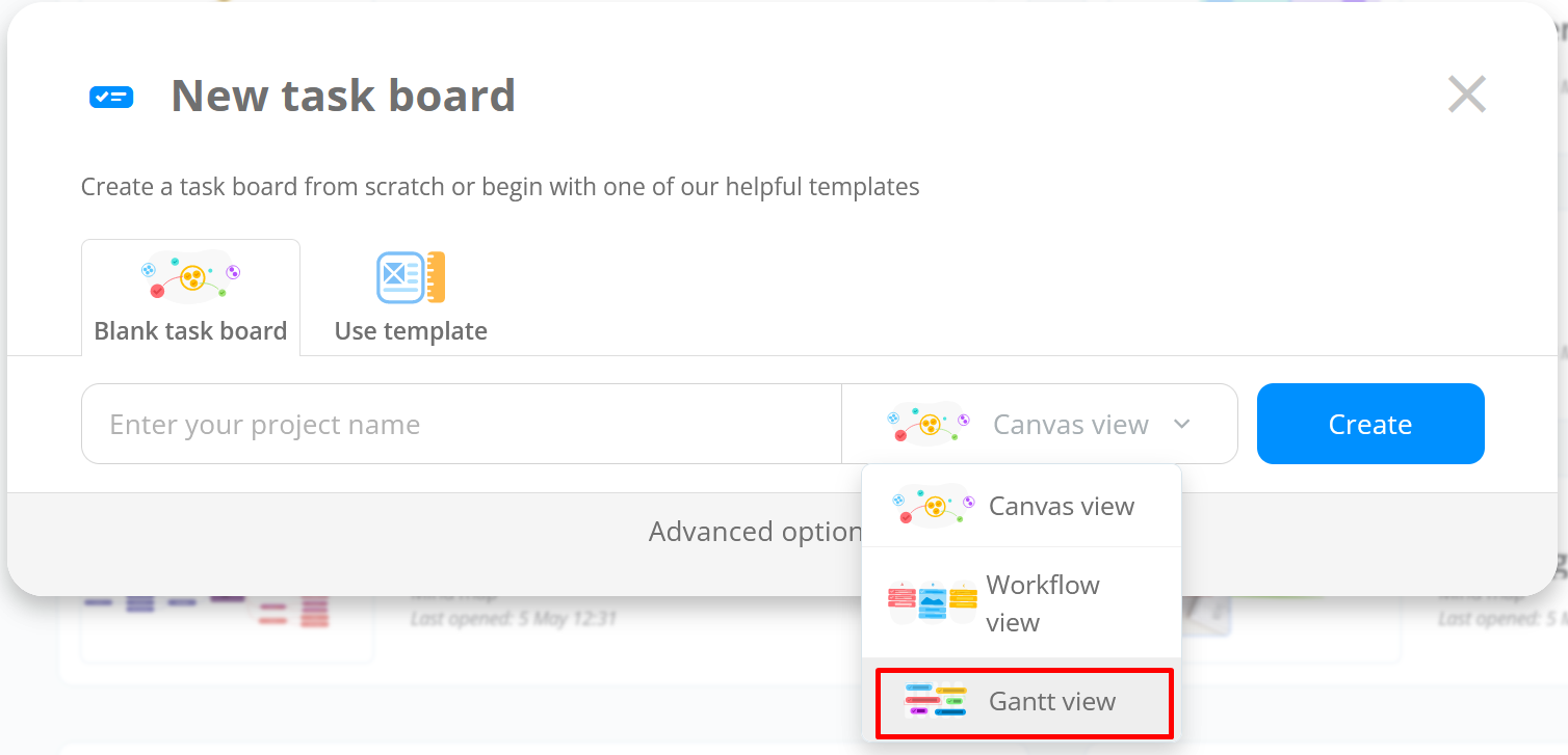 Choose task board style