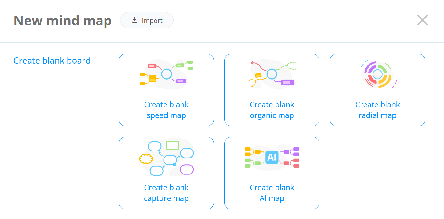 Selecting the map style.